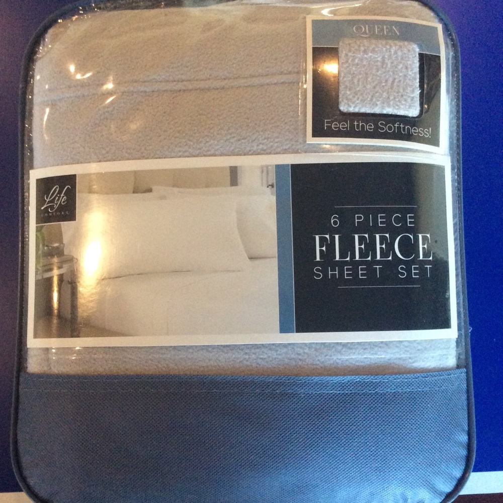 Fleece queen sheet set (6 pieces) Life Comfort.